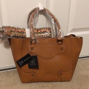 INC purse with shoulder strap